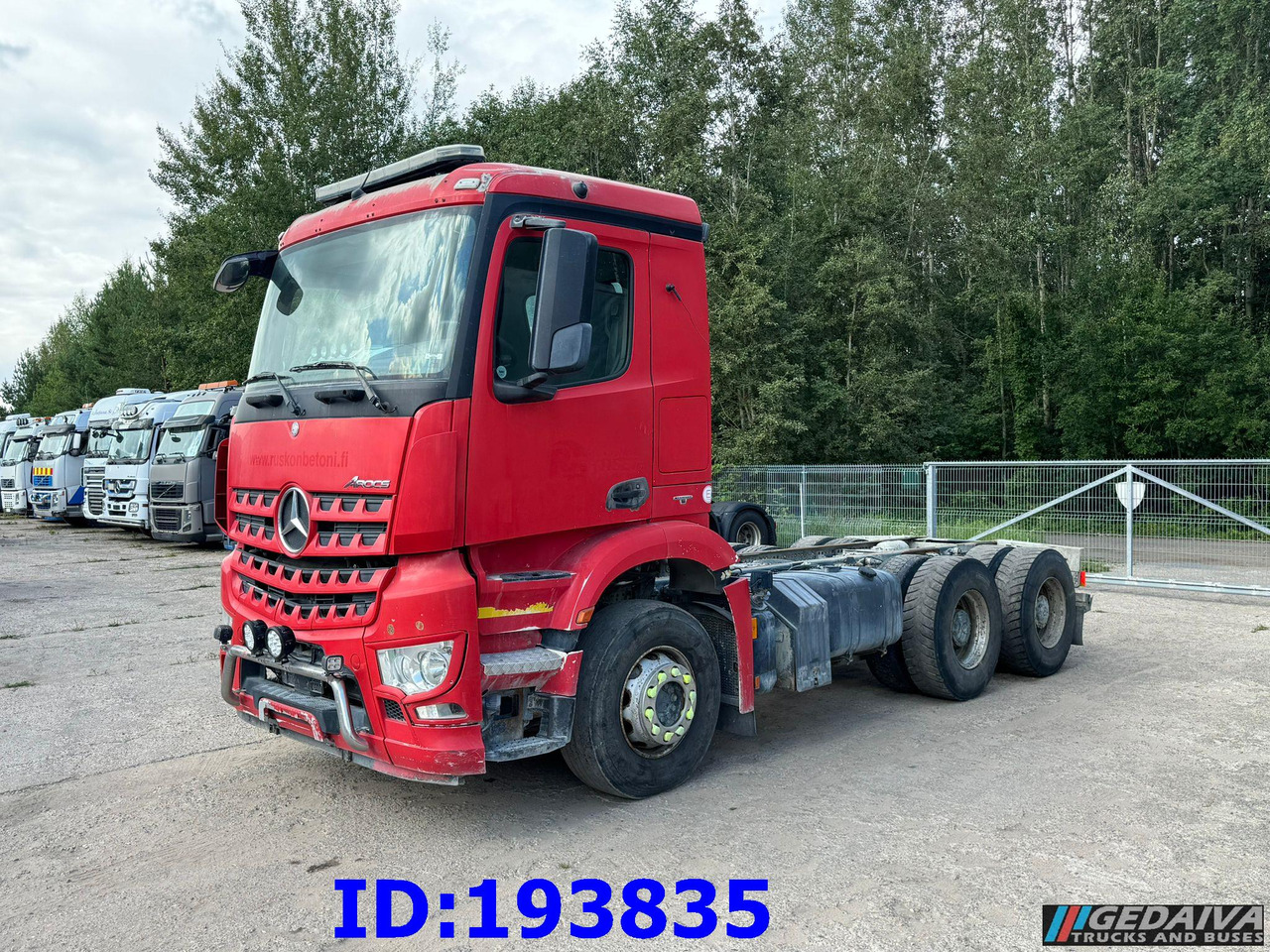 MERCEDES-BENZ Arocs 2840 6x4 Manual Euro6 - Cab chassis truck: picture 1 MERCEDES-BENZ Arocs 2840 6x4 Manual Euro6 - Cab chassis truck: picture 1