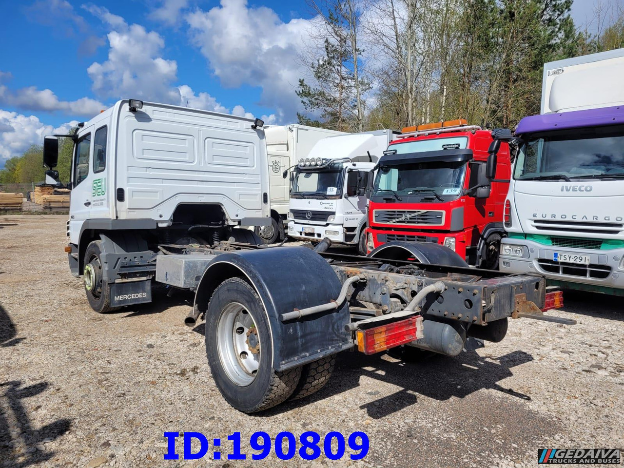 Cab chassis truck MERCEDES-BENZ Atego 1425: picture 6