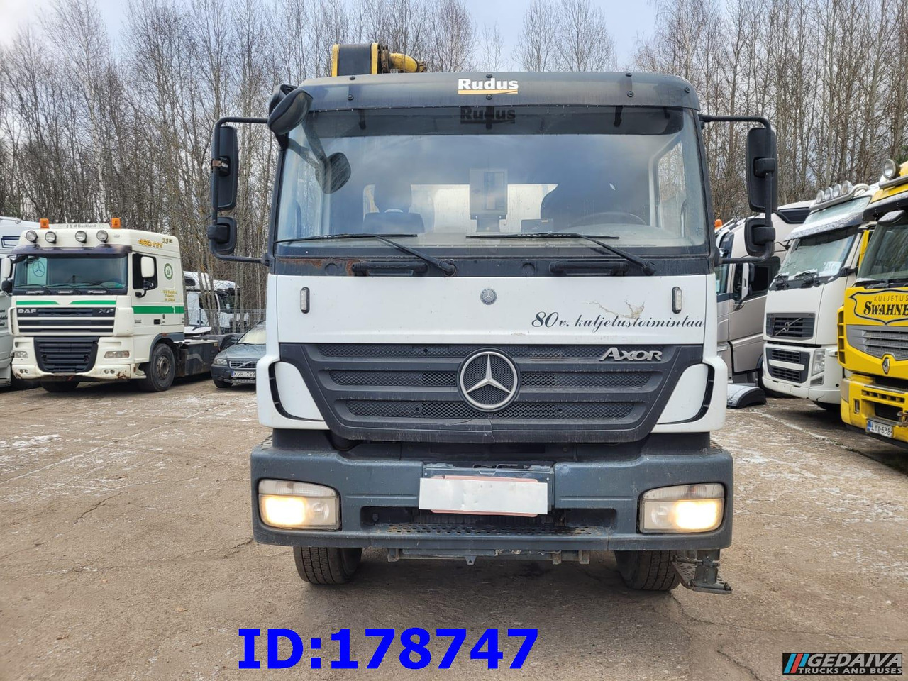MERCEDES-BENZ Axor 2633 6x4 Schwing 750 - Concrete pump truck: picture 2 MERCEDES-BENZ Axor 2633 6x4 Schwing 750 - Concrete pump truck: picture 2