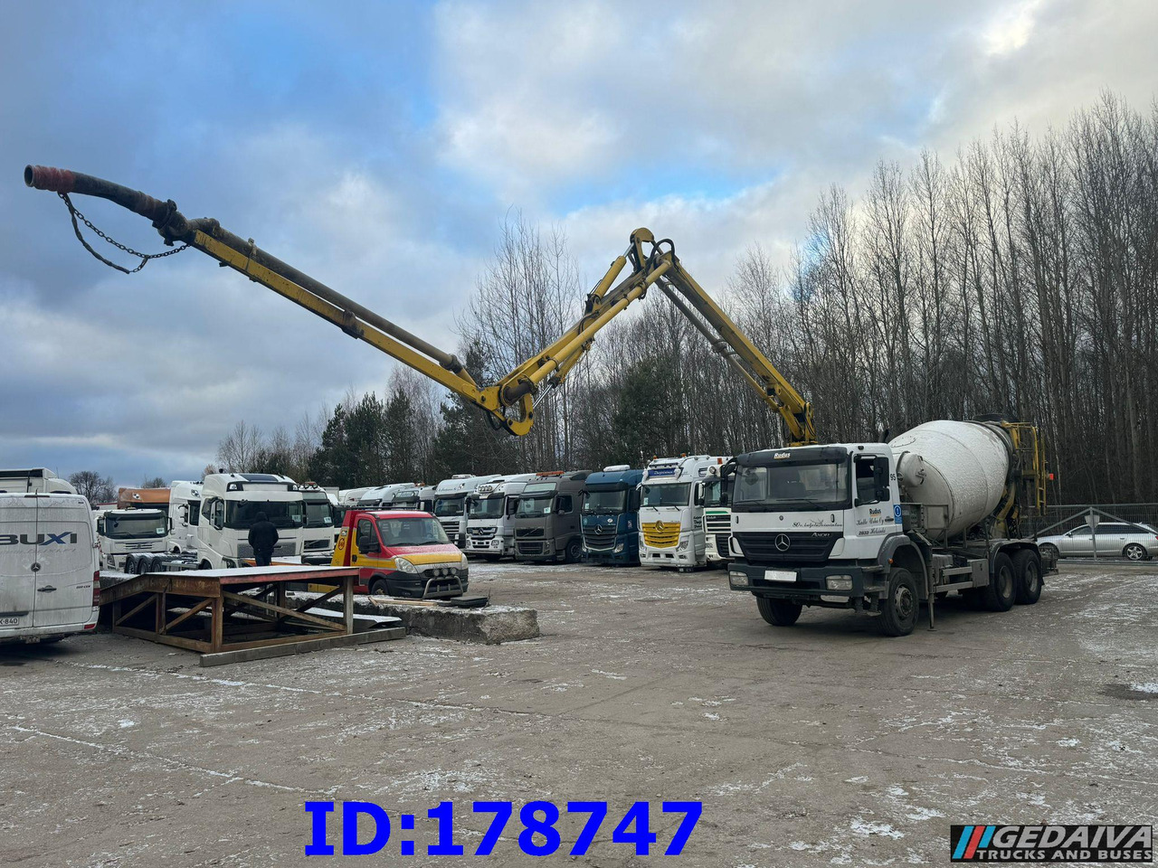 MERCEDES-BENZ Axor 2633 6x4 Schwing 750 - Concrete pump truck: picture 1 MERCEDES-BENZ Axor 2633 6x4 Schwing 750 - Concrete pump truck: picture 1