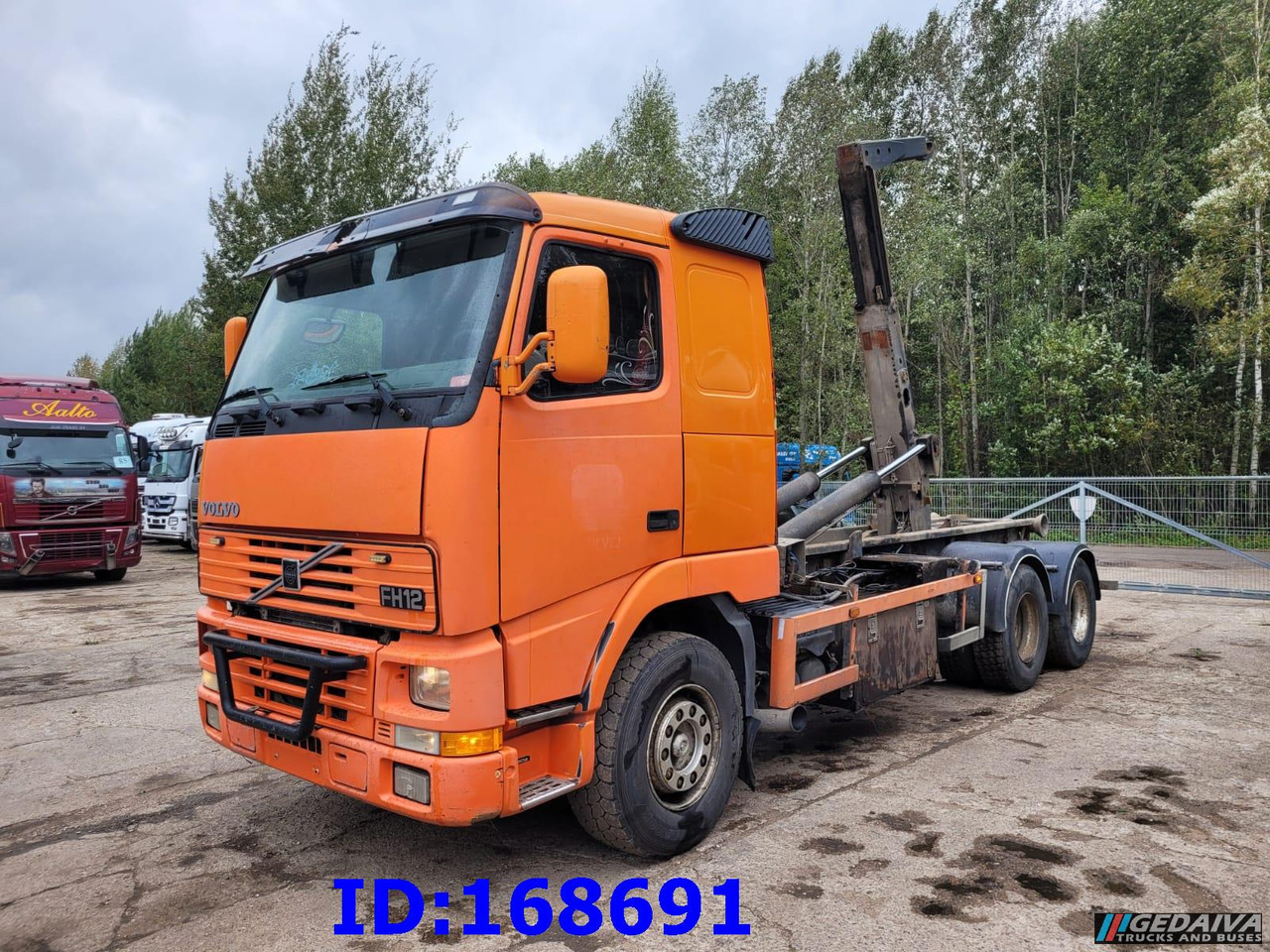 Hook lift truck VOLVO FH12 380HP 6x2 10tyre Hook Tipper: picture 1