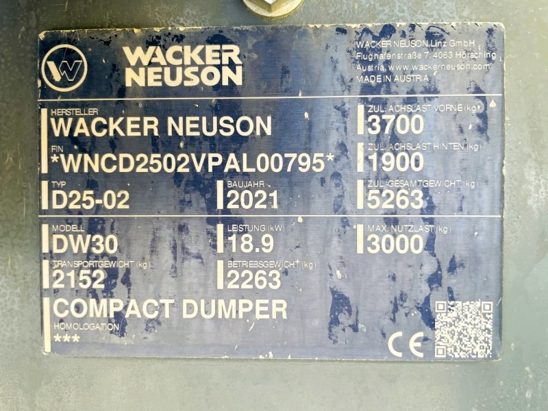 Neuson DW30 (3843) - Mini dumper: picture 3 Neuson DW30 (3843) - Mini dumper: picture 3