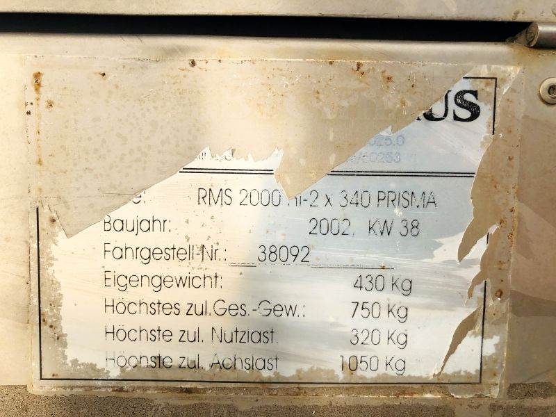 Verschiedenes Bucharts RMS2000 (3029) - Construction equipment, Trailer: picture 3 Verschiedenes Bucharts RMS2000 (3029) - Construction equipment, Trailer: picture 3