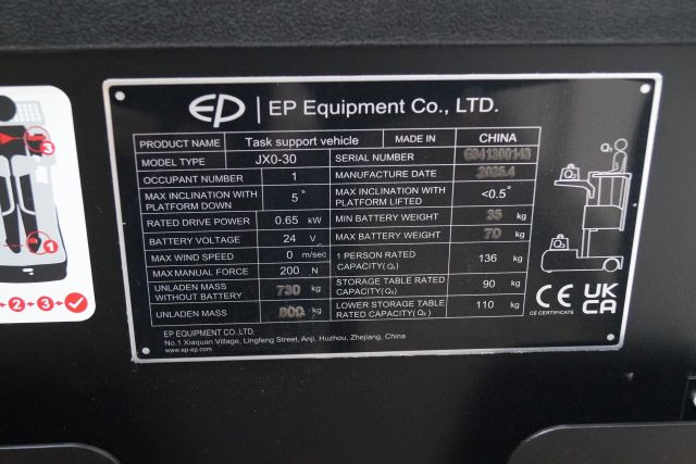 Order picker EP JX0-30: picture 7