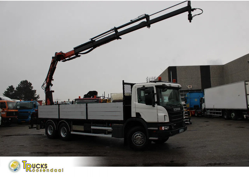 Scania P410 + atlas 190 4x hydrolic + 6x4 remote + EURO 6 + SPRING SUSPENSION - Crane truck: picture 1 Scania P410 + atlas 190 4x hydrolic + 6x4 remote + EURO 6 + SPRING SUSPENSION - Crane truck: picture 1