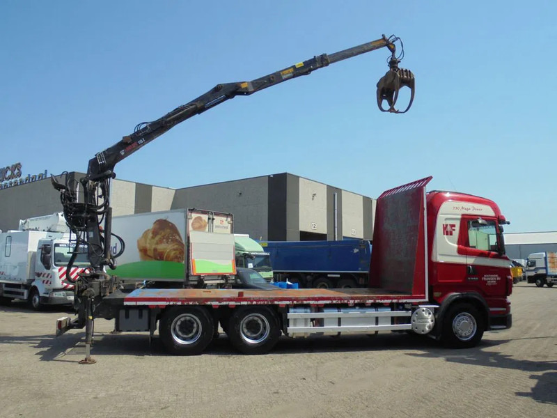 Scania R730 V8 + Euro 5 + Loglift 115Z + 6X4 - Dropside/ Flatbed truck: picture 3 Scania R730 V8 + Euro 5 + Loglift 115Z + 6X4 - Dropside/ Flatbed truck: picture 3