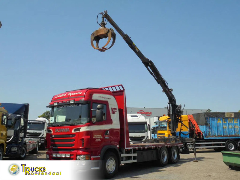 Scania R730 V8 + Euro 5 + Loglift 115Z + 6X4 - Dropside/ Flatbed truck: picture 1 Scania R730 V8 + Euro 5 + Loglift 115Z + 6X4 - Dropside/ Flatbed truck: picture 1
