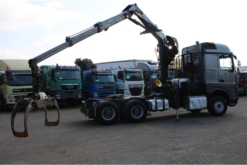 Tractor unit Mercedes-Benz Arocs 2858 + PALFINGER Z15 (2022) + 6X4 + FOREST/WOOD/METAL EDITION: picture 6