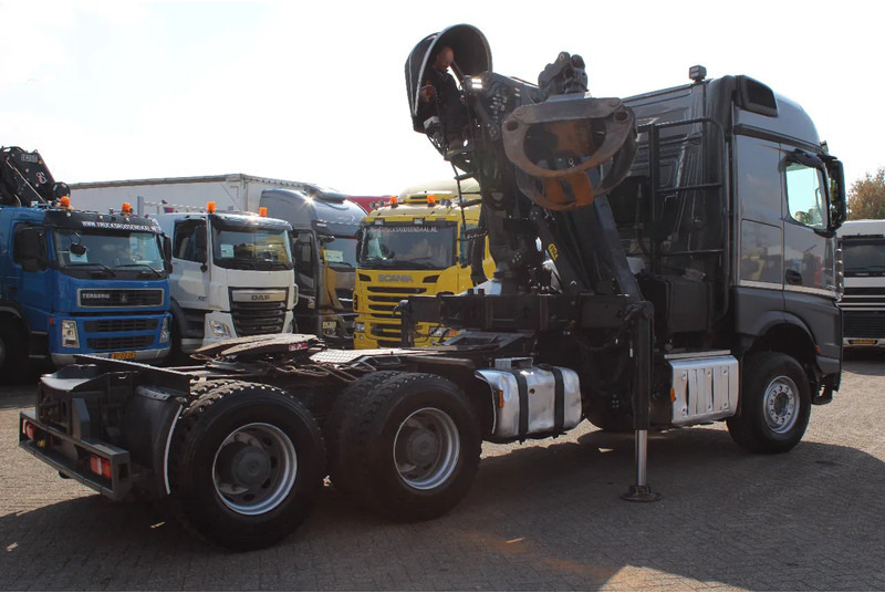 Tractor unit Mercedes-Benz Arocs 2858 + PALFINGER Z15 (2022) + 6X4 + FOREST/WOOD/METAL EDITION: picture 9