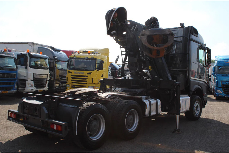 Tractor unit Mercedes-Benz Arocs 2858 + PALFINGER Z15 (2022) + 6X4 + FOREST/WOOD/METAL EDITION: picture 10