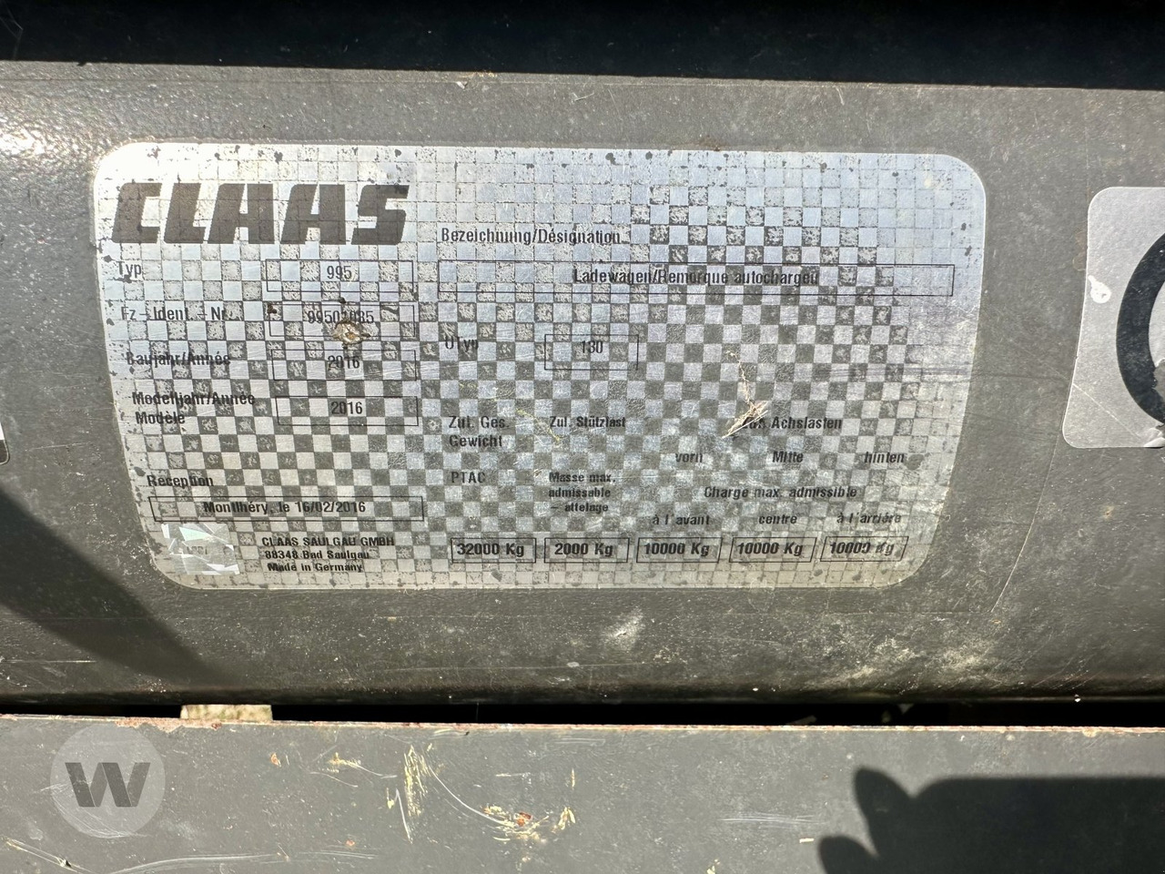 CLAAS Cargos 995 - Self-loading wagon: picture 2 CLAAS Cargos 995 - Self-loading wagon: picture 2