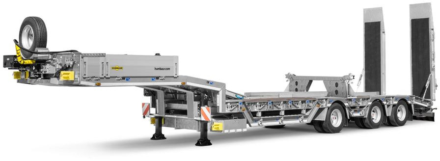 Humbaur Niskopodwozie z zagłębieniami na koła, ocynkowane - Low loader semi-trailer: picture 2 Humbaur Niskopodwozie z zagłębieniami na koła, ocynkowane - Low loader semi-trailer: picture 2