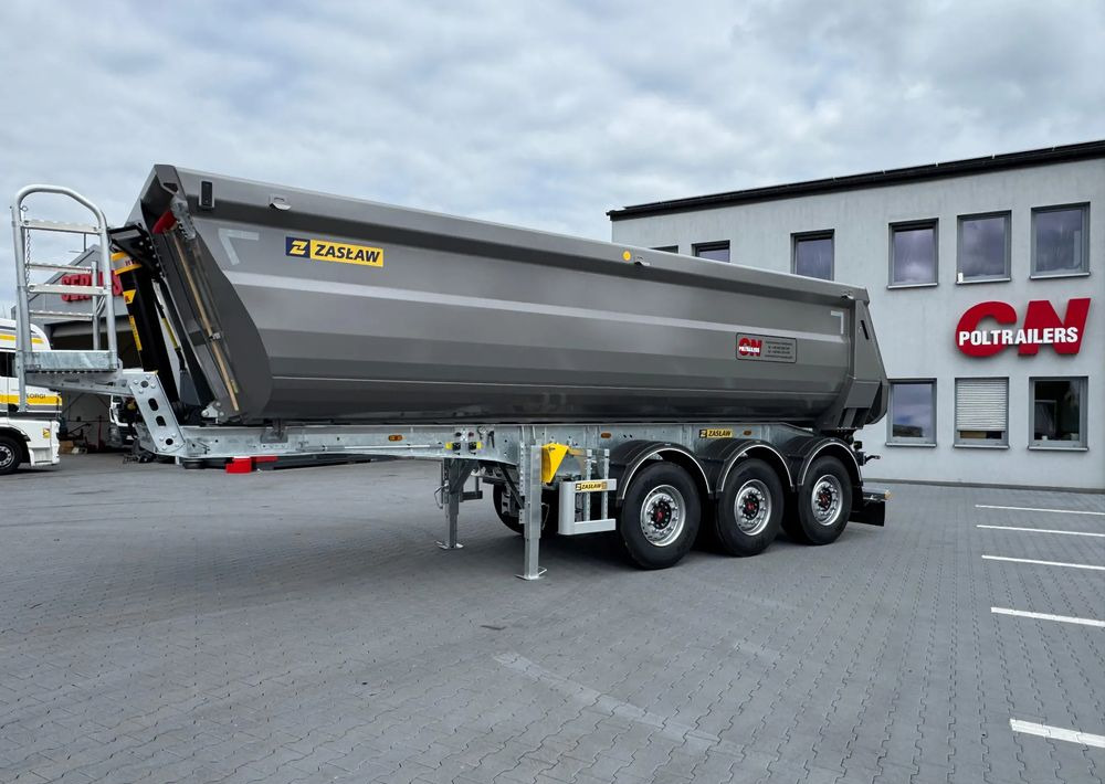 New Tipper semi-trailer Zaslaw NOWY MODEL, CAŁA HARDOX 500 24/27m3: picture 1