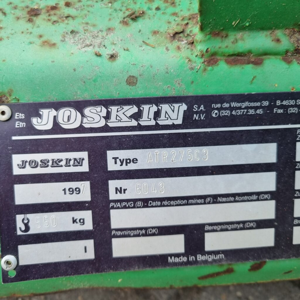 JOSKIN ATR275C3 mower - Mower: picture 4 JOSKIN ATR275C3 mower - Mower: picture 4