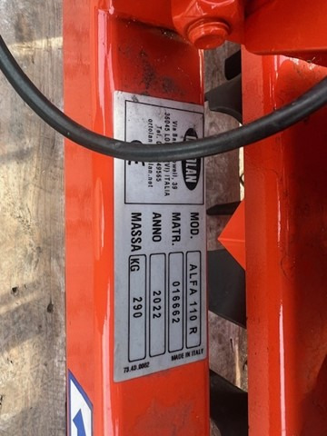 ORTOLAN ALFA 110 harrow - Soil tillage equipment: picture 2 ORTOLAN ALFA 110 harrow - Soil tillage equipment: picture 2