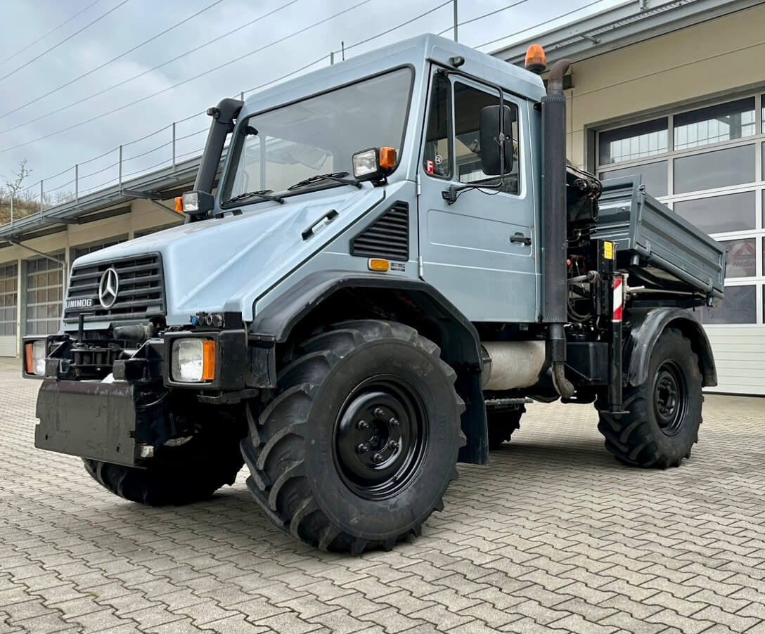 Unimog 130 - U130 418 74426 mit Kran und Winde Mer - Tipper: picture 3 Unimog 130 - U130 418 74426 mit Kran und Winde Mer - Tipper: picture 3