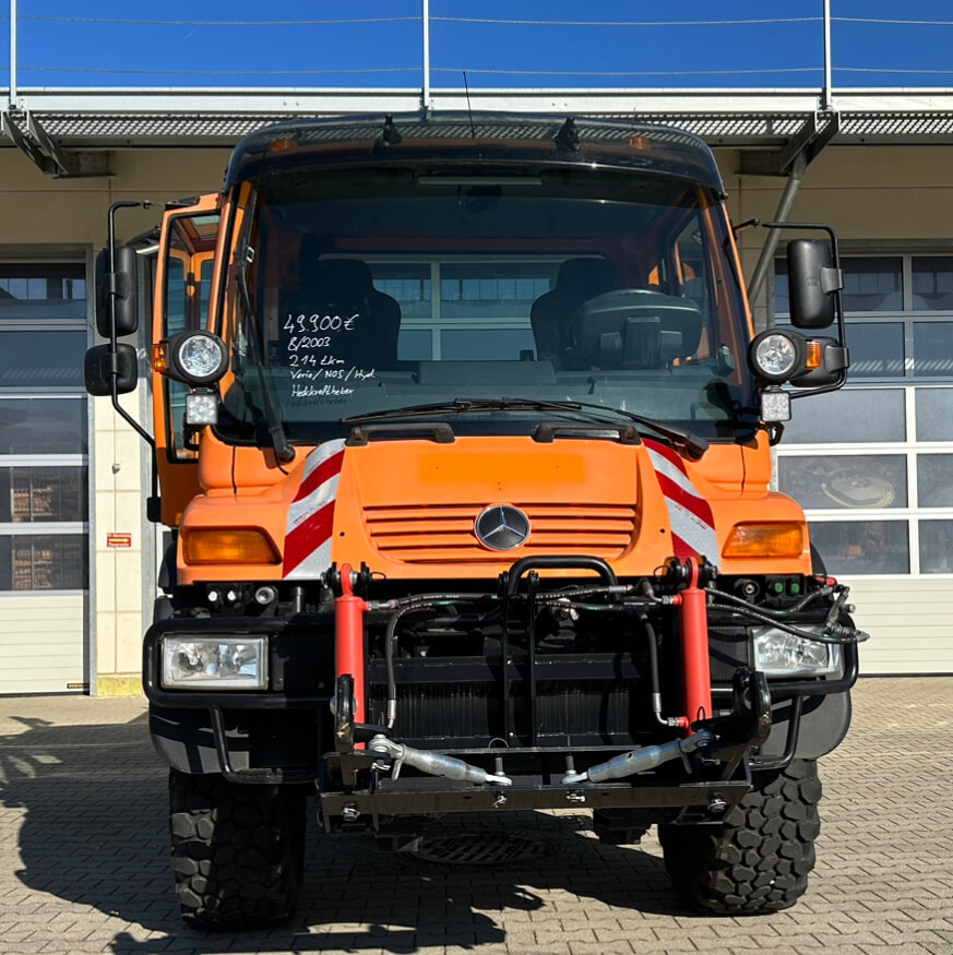 Tipper Unimog 400 - U400 405 02734 mit Heckkraftheber Mer: picture 8