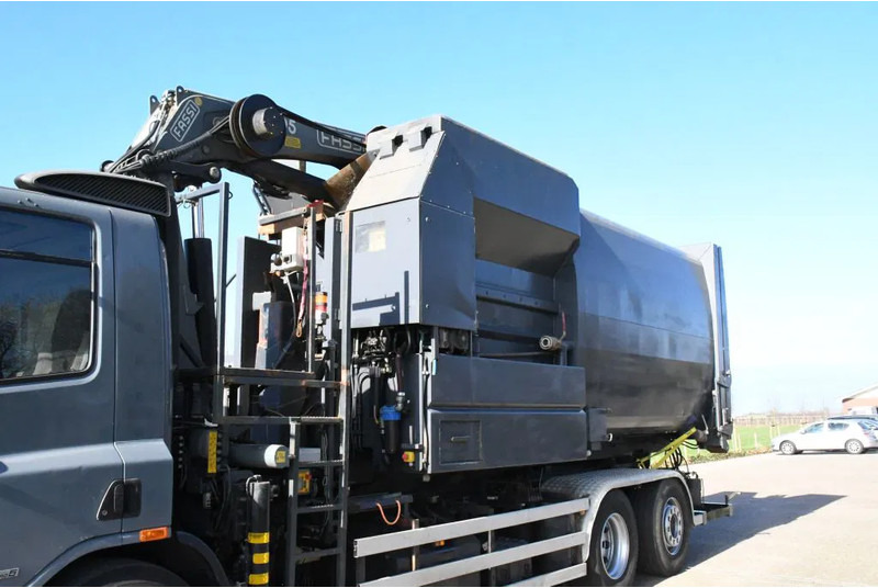 Hook lift truck, Crane truck DAF CF75/310 FAN !!KRAAN/HAAK!!PERSCONTAINER!!HIGH PRESURRE CLEANING!!HOGEDRUK REINIGING!!HOCH DRUCK WASHEN SYSTEM!!REINIGING!GEJO B: picture 7