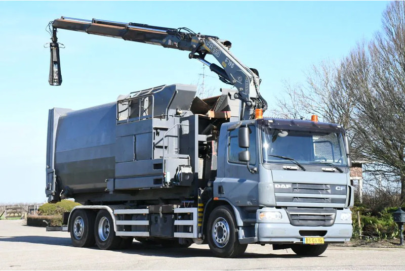 DAF CF75/310 FAN !!KRAAN/HAAK!!PERSCONTAINER!!HIGH PRESURRE CLEANING!!HOGEDRUK REINIGING!!HOCH DRUCK WASHEN SYSTEM!!REINIGING!GEJO B - Hook lift truck, Crane truck: picture 1 DAF CF75/310 FAN !!KRAAN/HAAK!!PERSCONTAINER!!HIGH PRESURRE CLEANING!!HOGEDRUK REINIGING!!HOCH DRUCK WASHEN SYSTEM!!REINIGING!GEJO B - Hook lift truck, Crane truck: picture 1