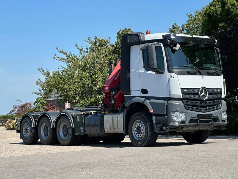 Mercedes-Benz Arocs 3251 8x4 TRIPLE!!28TM KRAAN/HAAK!!EURO6!!TOP! ZERO EMISSIE 2030!! - Hook lift truck, Crane truck: picture 2 Mercedes-Benz Arocs 3251 8x4 TRIPLE!!28TM KRAAN/HAAK!!EURO6!!TOP! ZERO EMISSIE 2030!! - Hook lift truck, Crane truck: picture 2