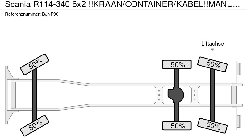 Lease a Scania R114-340 6x2 !!KRAAN/CONTAINER/KABEL!!MANUELL!! Scania R114-340 6x2 !!KRAAN/CONTAINER/KABEL!!MANUELL!!: picture 20