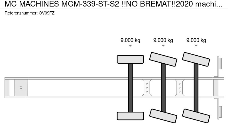 Semi-trailer MC MACHINES MCM-339-ST-S2 !!NO BREMAT!!2020 machine!!CEMENT/MORTEL/SCREED/MORTAR/ESTRICH/CONCRETE MACHINE!!: picture 19