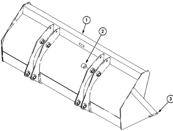 Case 141793A1 - Loader bucket: picture 2 Case 141793A1 - Loader bucket: picture 2