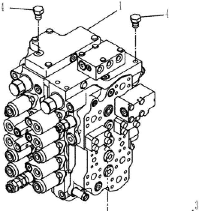 Case KNJ17931 - KNJ23390 - Hydraulic valve for Construction machinery: picture 1 Case KNJ17931 - KNJ23390 - Hydraulic valve for Construction machinery: picture 1