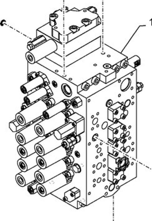 Case KNJ17932 - KNJ23391 - Hydraulic valve for Construction machinery: picture 1 Case KNJ17932 - KNJ23391 - Hydraulic valve for Construction machinery: picture 1