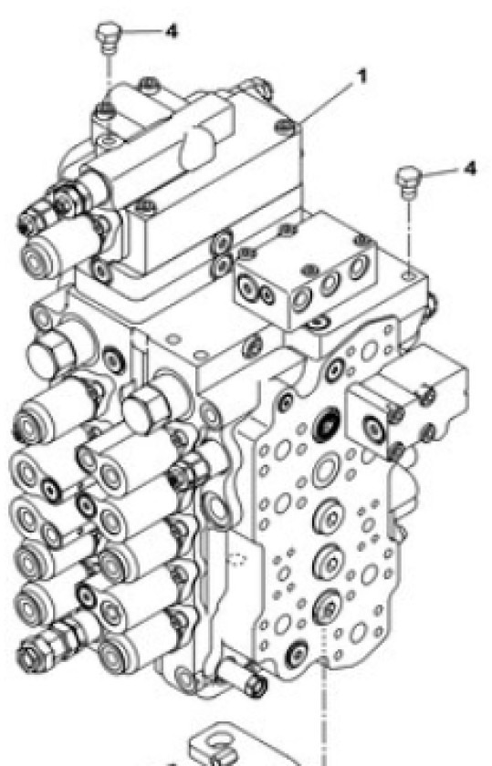 Case KNJ23400 - KNJ23401 - Hydraulic valve for Construction machinery: picture 1 Case KNJ23400 - KNJ23401 - Hydraulic valve for Construction machinery: picture 1