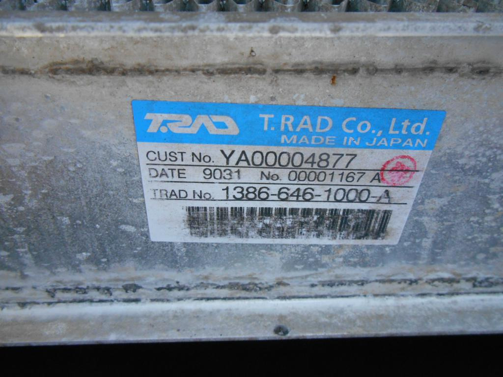 Hitachi YA00004877 - Intercooler for Construction machinery: picture 5 Hitachi YA00004877 - Intercooler for Construction machinery: picture 5