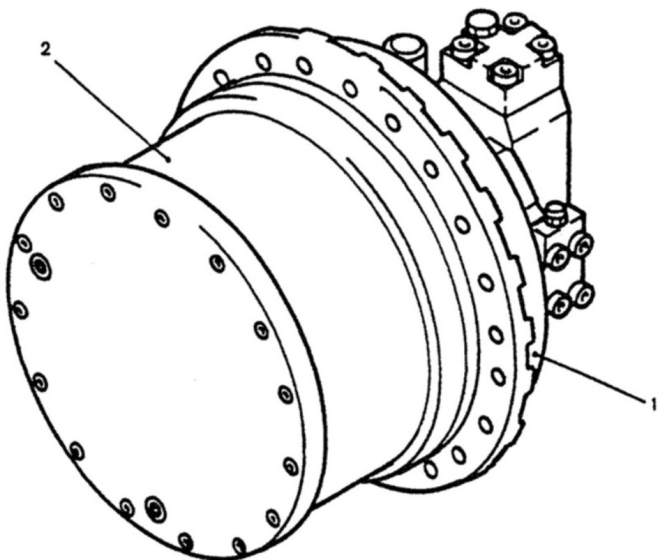 Kobelco YN53D00001F2 - YN15V00003F2 - Final drive for Construction machinery: picture 1 Kobelco YN53D00001F2 - YN15V00003F2 - Final drive for Construction machinery: picture 1