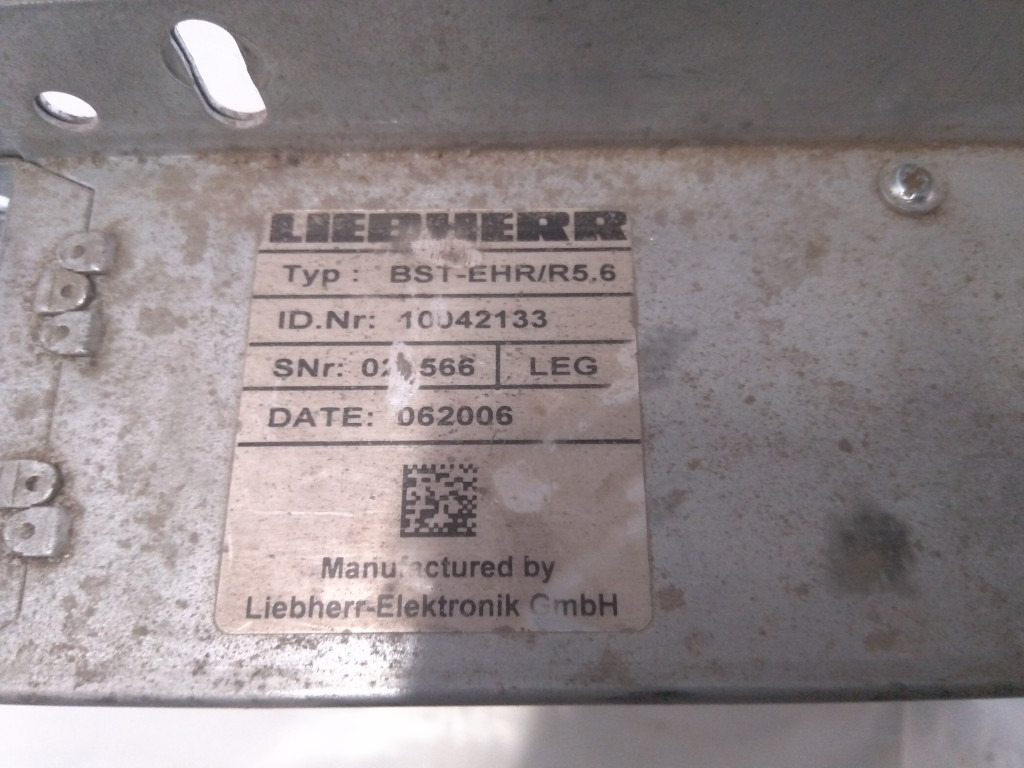 Liebherr 10042133 - ECU for Construction machinery: picture 2 Liebherr 10042133 - ECU for Construction machinery: picture 2