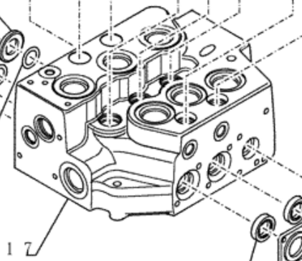 New Holland 84319698 - Hydraulic valve for Construction machinery: picture 1 New Holland 84319698 - Hydraulic valve for Construction machinery: picture 1