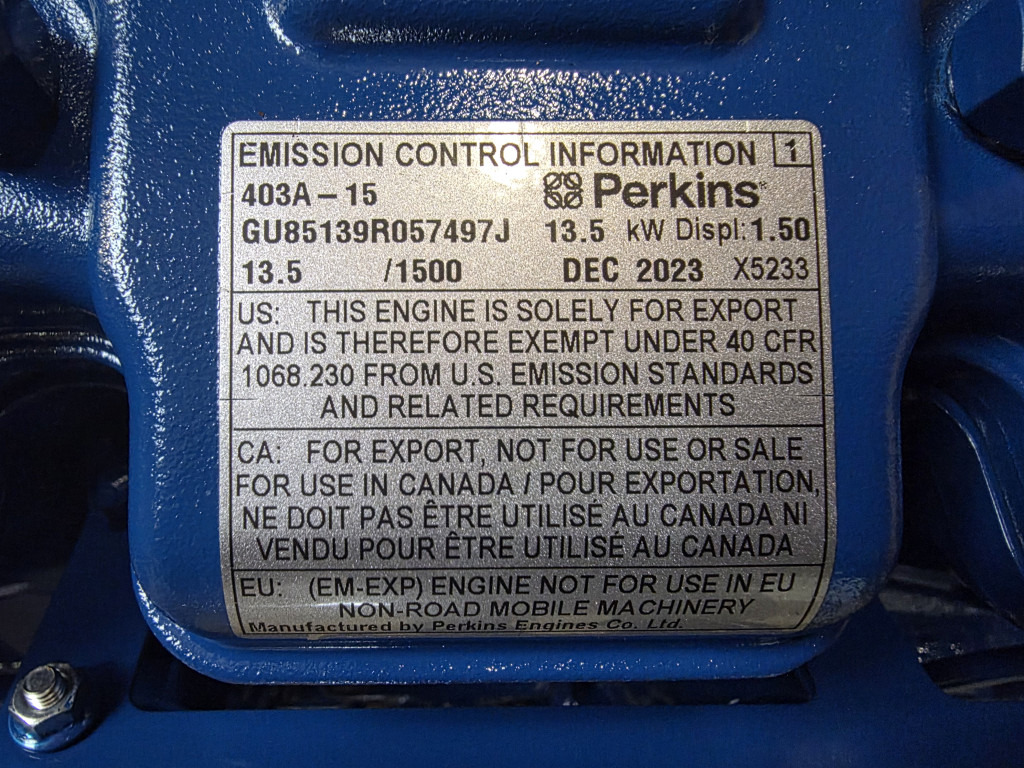 Perkins 403A-15 - C1.1 - Engine for Construction machinery: picture 2 Perkins 403A-15 - C1.1 - Engine for Construction machinery: picture 2