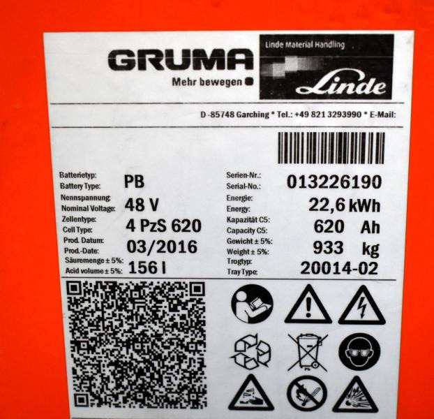 GRUMA 48 Volt 4 PzS 620 Ah - Battery: picture 5 GRUMA 48 Volt 4 PzS 620 Ah - Battery: picture 5