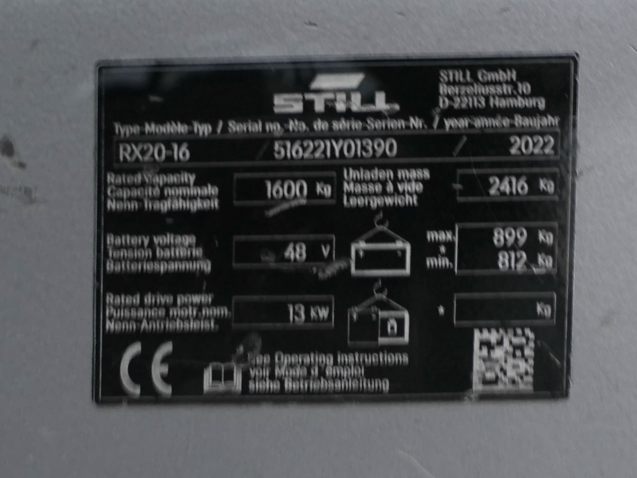 Electric forklift Still RX20-16: picture 11