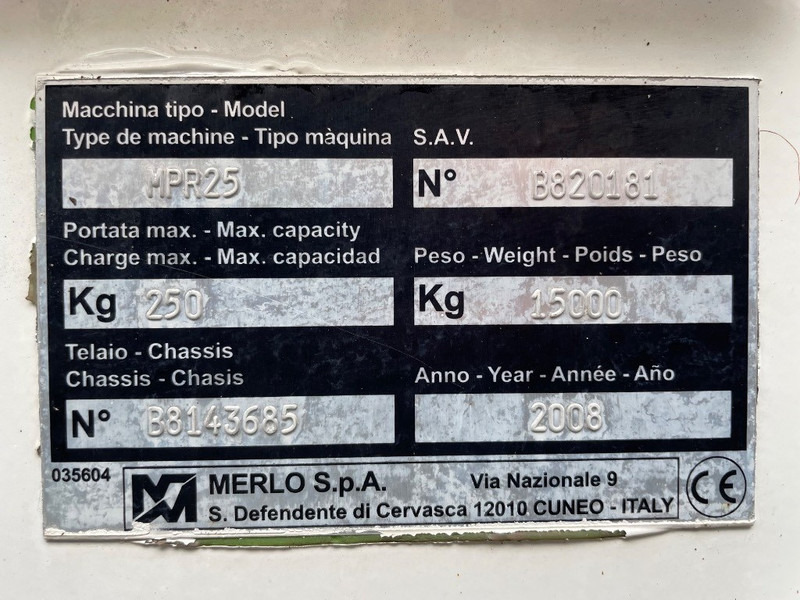 Merlo MPR 25 - Articulated boom: picture 3 Merlo MPR 25 - Articulated boom: picture 3