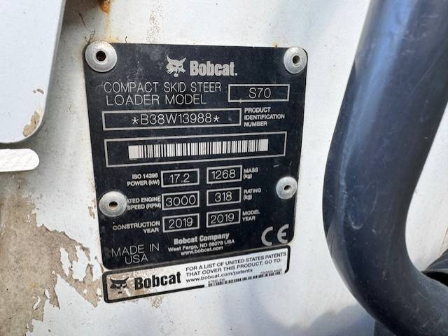 Skid steer loader Bobcat S70, Hjullastare: picture 12