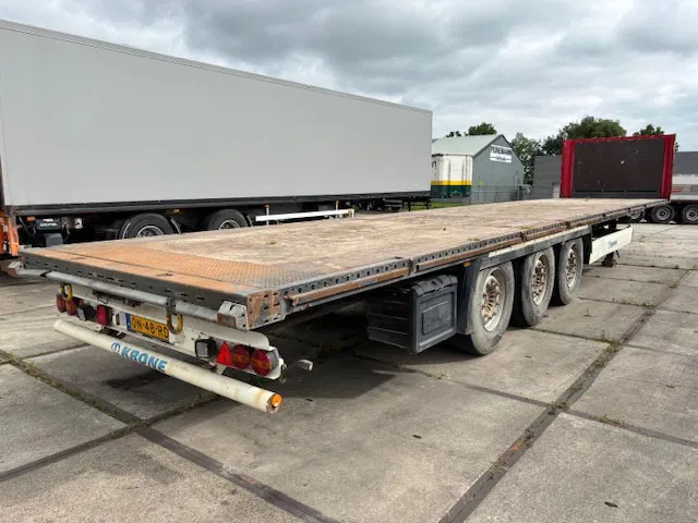 Krone SD Flatbed met rongen 41 ton standard chassis - Dropside/ Flatbed semi-trailer: picture 4 Krone SD Flatbed met rongen 41 ton standard chassis - Dropside/ Flatbed semi-trailer: picture 4