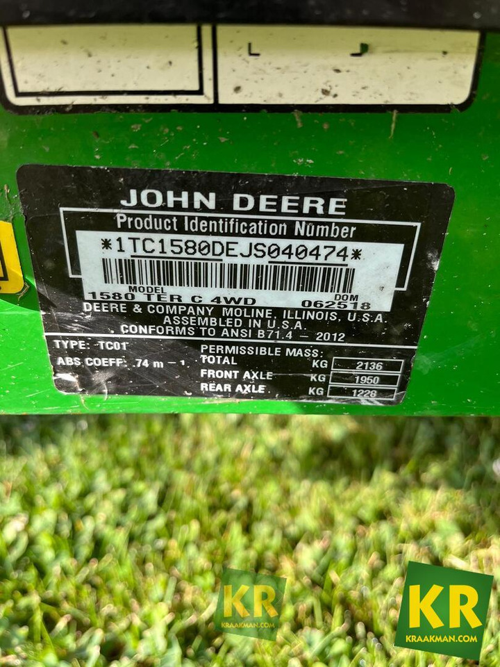 1580 John Deere - Garden mower: picture 4 1580 John Deere - Garden mower: picture 4