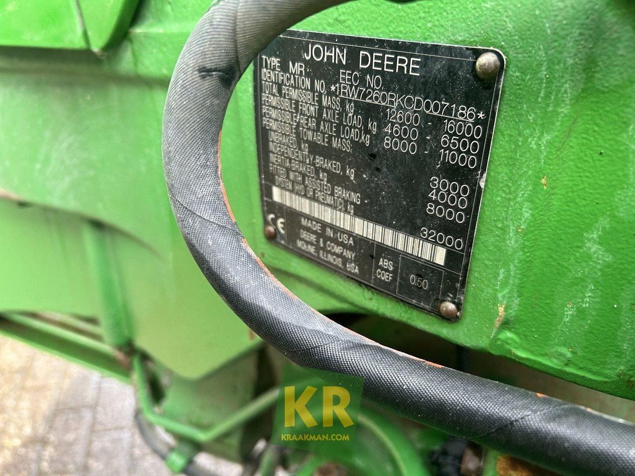 7260R John Deere - Farm tractor: picture 3 7260R John Deere - Farm tractor: picture 3