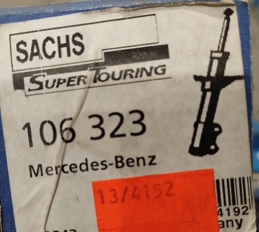 AMORTYZATOR KABINY 106323 SACHS 6733170203 6733170303 MERCEDES 814 817 1114 1117 1314 LK/LN2 - Cab suspension: picture 2 AMORTYZATOR KABINY 106323 SACHS 6733170203 6733170303 MERCEDES 814 817 1114 1117 1314 LK/LN2 - Cab suspension: picture 2