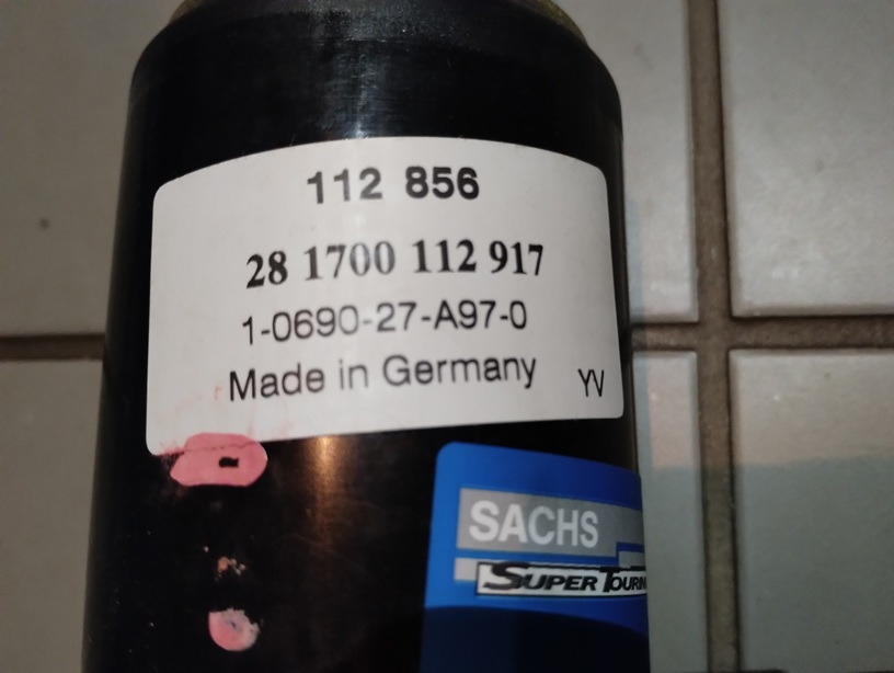 AMORTYZATOR KABINY MAN M90 F90 M2000 F2000 112856 SACHS 81417226010 81417226013 - Cab suspension: picture 2 AMORTYZATOR KABINY MAN M90 F90 M2000 F2000 112856 SACHS 81417226010 81417226013 - Cab suspension: picture 2