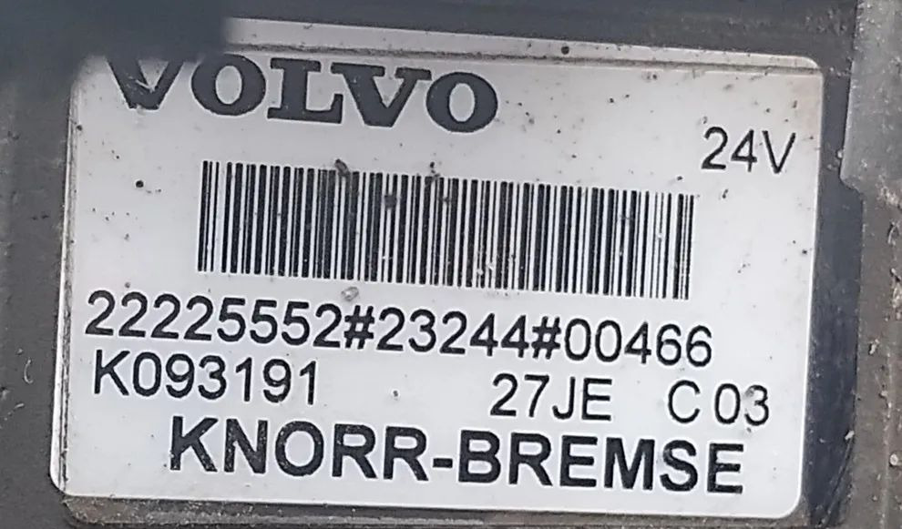 Zawór EBS Modulator Knorr VOLVO FH 2023 22225552 - Electrical system for Truck: picture 3 Zawór EBS Modulator Knorr VOLVO FH 2023 22225552 - Electrical system for Truck: picture 3
