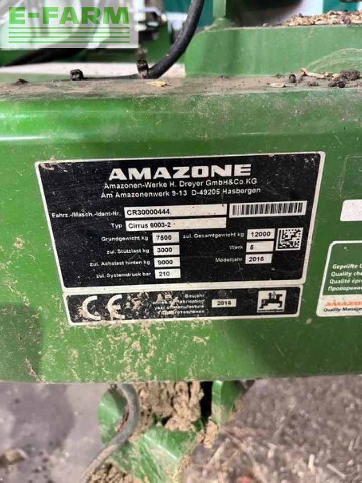 Seed drill Amazone cirrus 6003-2: picture 10