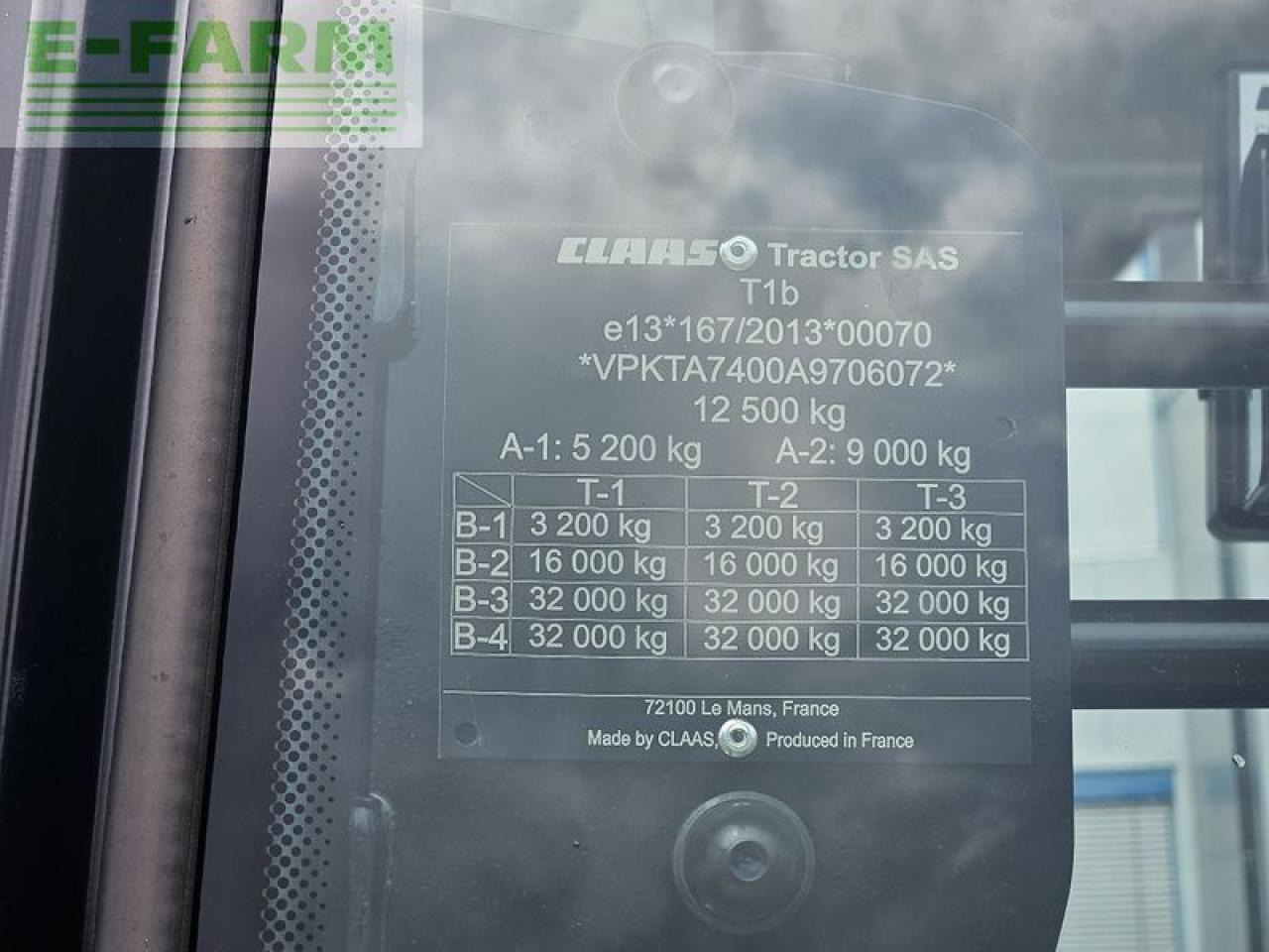 Farm tractor CLAAS arion 660 cmatic cebis CMATIC CEBIS: picture 10