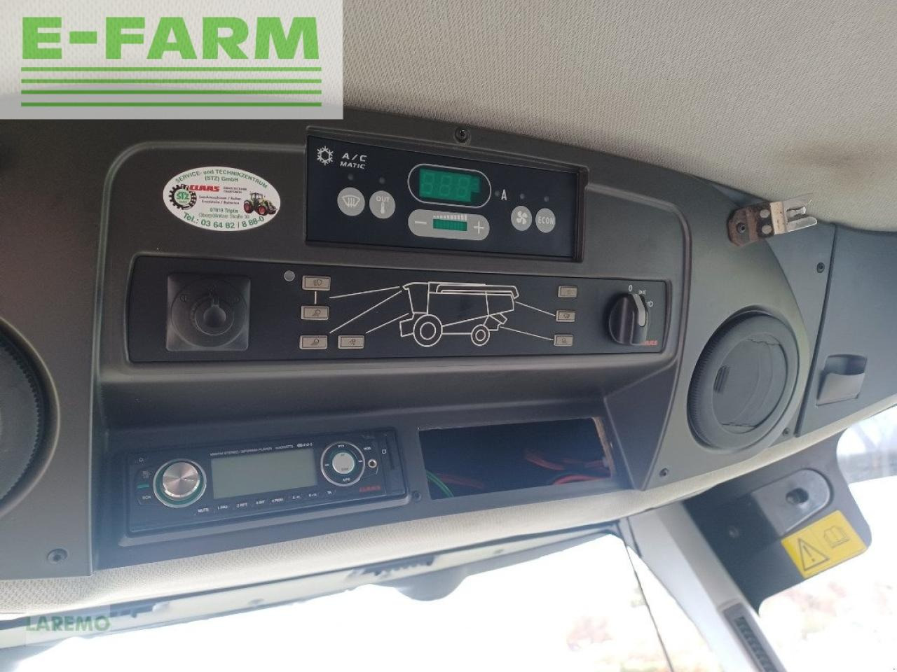 Combine harvester CLAAS lexion 670 tt terratrac v 900: picture 12