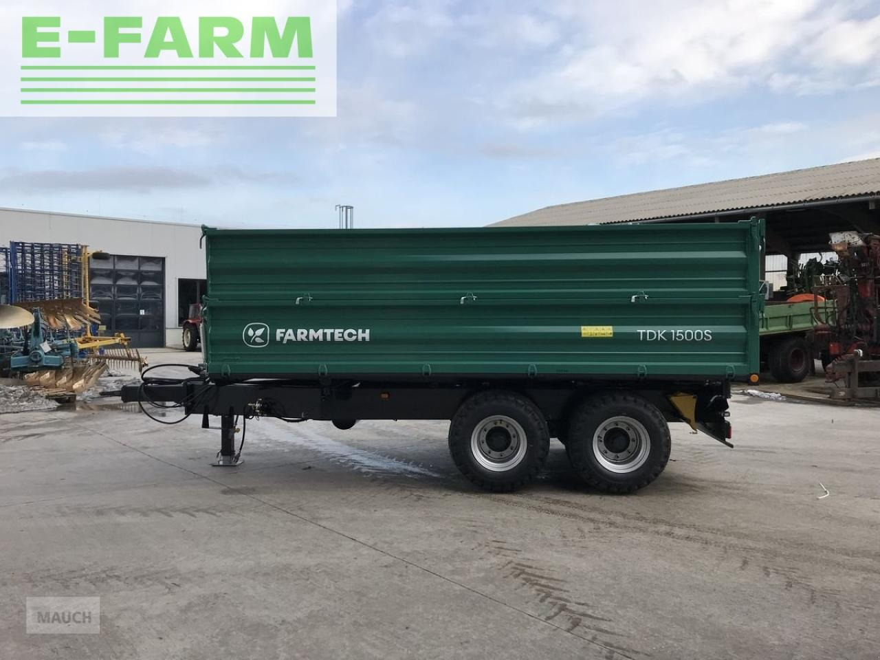 Farm tipping trailer/ Dumper Farmtech tdk 1500 s: picture 6