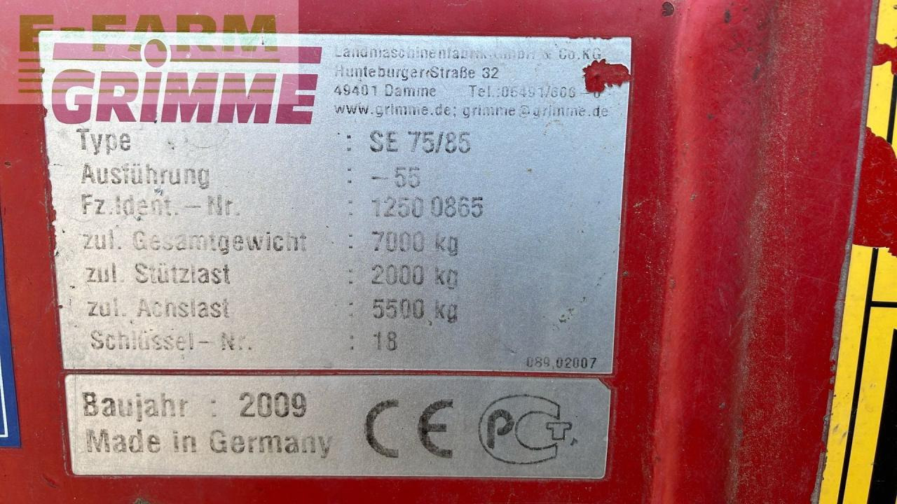 Potato harvester Grimme SE 85-55: picture 13